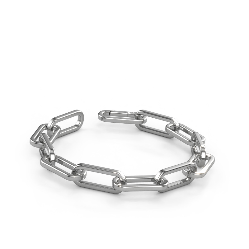 Image of Bracelet CFE sqr 10.0 Solid - 585 white gold