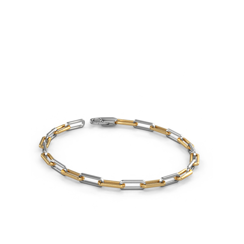 Image of Bracelet CFE sqr 4.0 Solid - 585 white gold