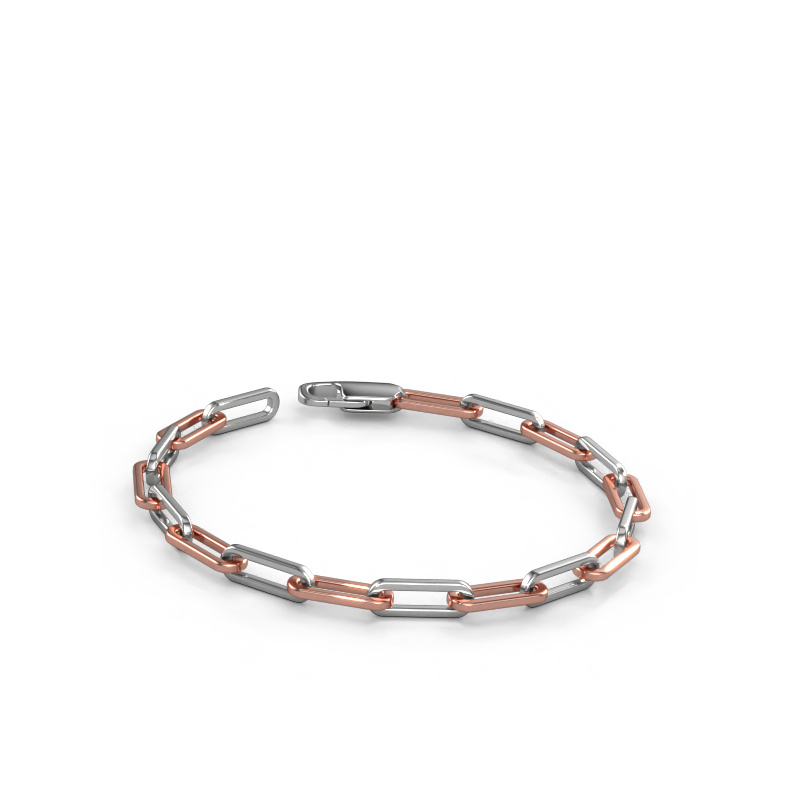 Image of Bracelet CFE sqr 5.0 Solid - 585 white gold
