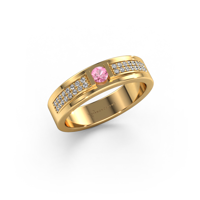 Image of Ring Mable 585 gold Pink sapphire 3 mm