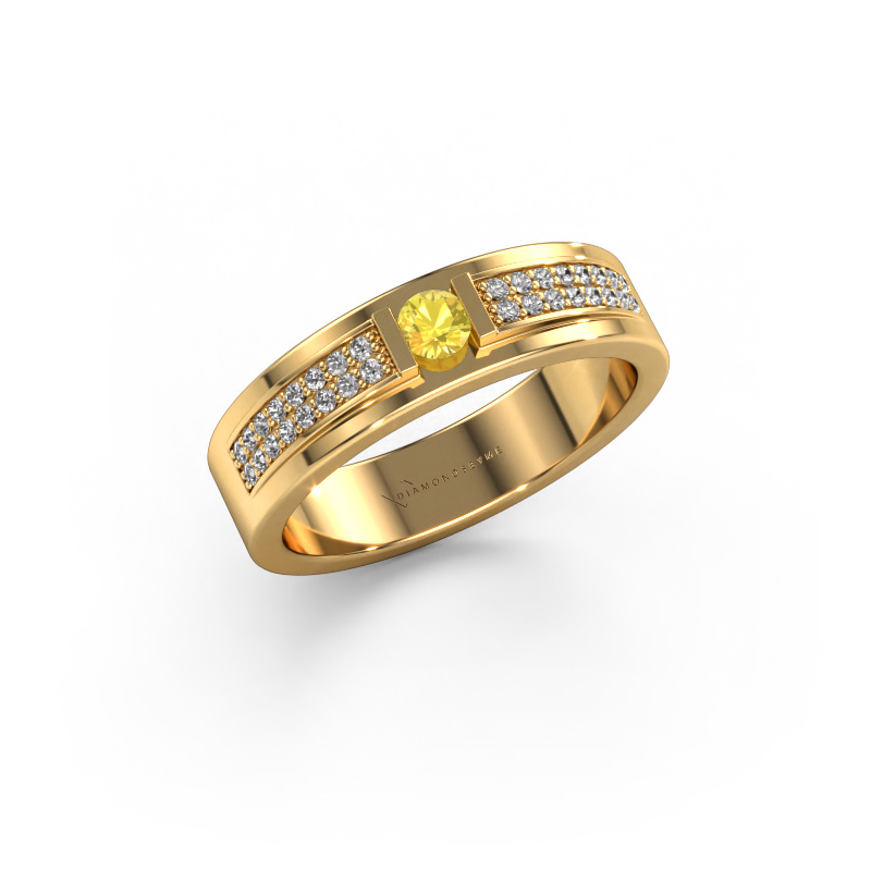 Bild von Ring Mable 585 Gold Gelb Saphir 3 mm