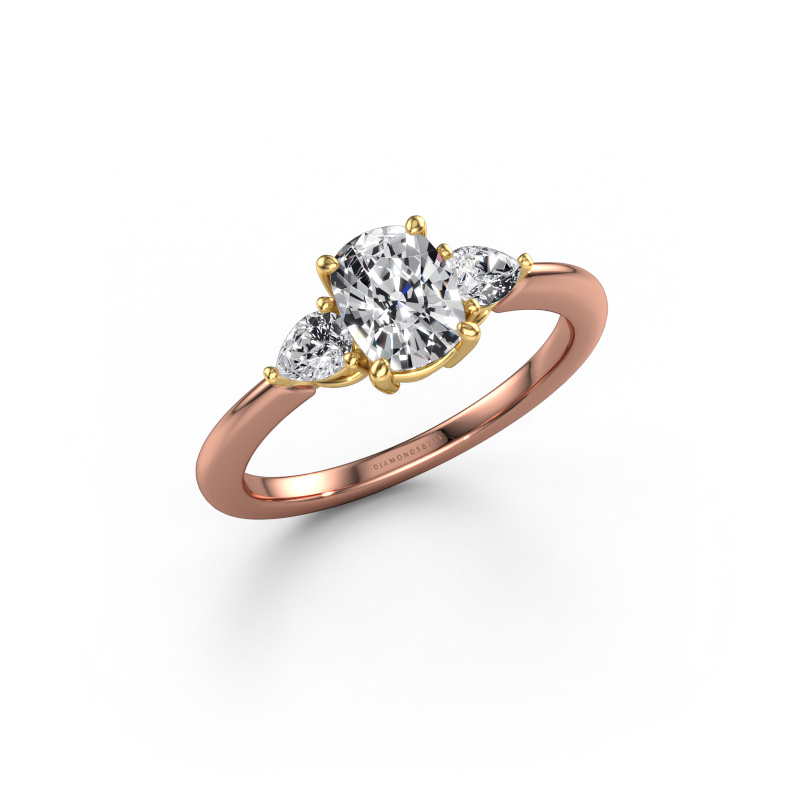 Image of Engagement ring Chanou CSH 585 rose gold Diamond 1.42 crt