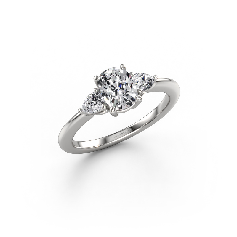 Image of Engagement ring Chanou CSH 950 platinum Lab-grown diamond 1.42 crt