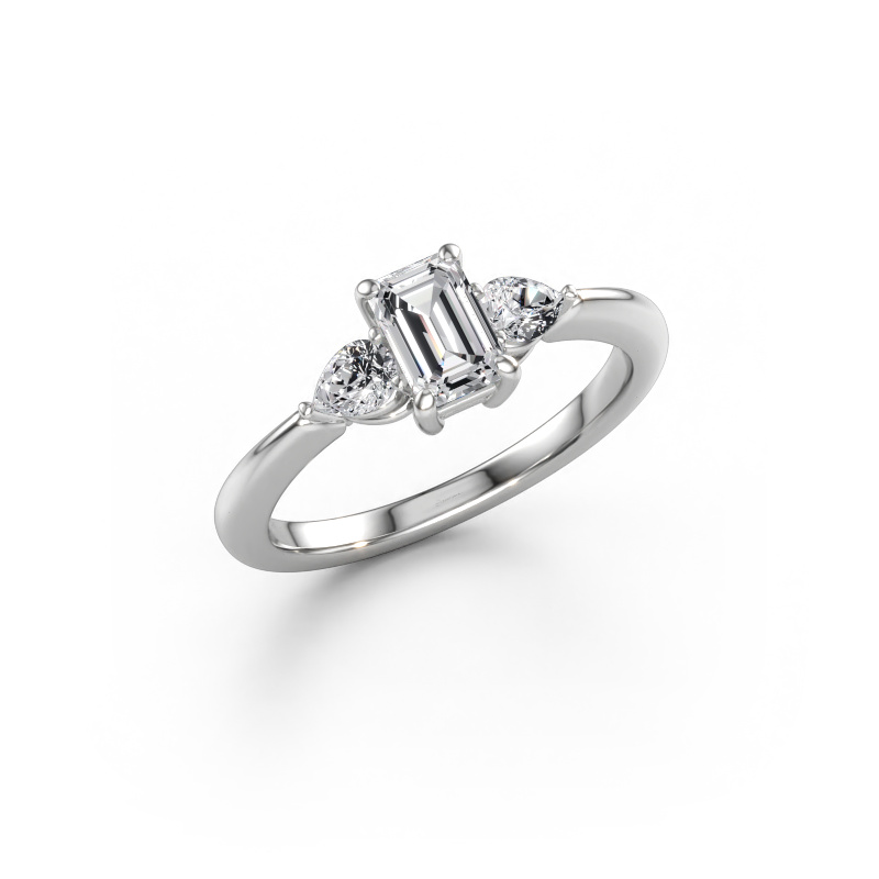 Immagine di Anello di fidanzamento Chanou EME 950 platino Diamante 1.120 crt