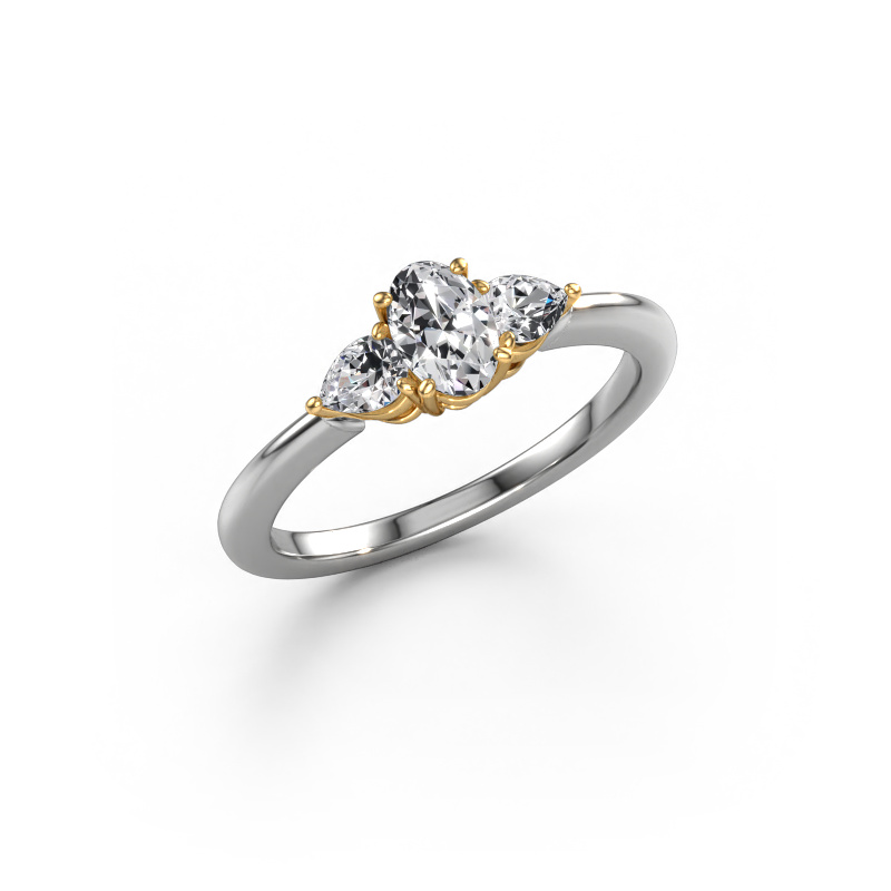 Bild von Verlobungsring Chanou OVL 585 Weißgold Diamant 0.82 crt