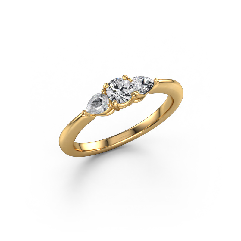 Image of Engagement ring Chanou RND 585 gold Diamond 0.670 crt
