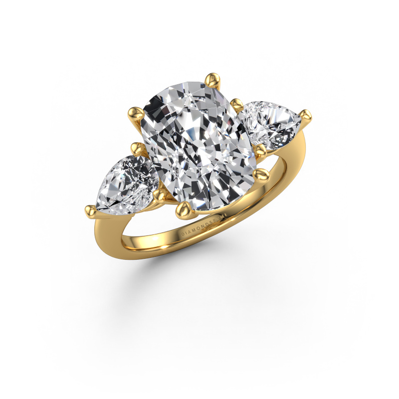 Image of Engagement ring Chanou CSH 585 gold Lab grown diamond 6.30 crt