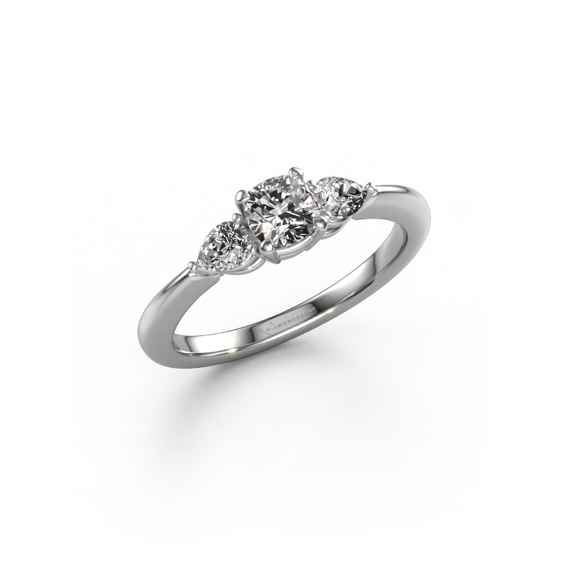 Image of Engagement ring Chanou CUS 950 platinum Diamond 0.920 crt