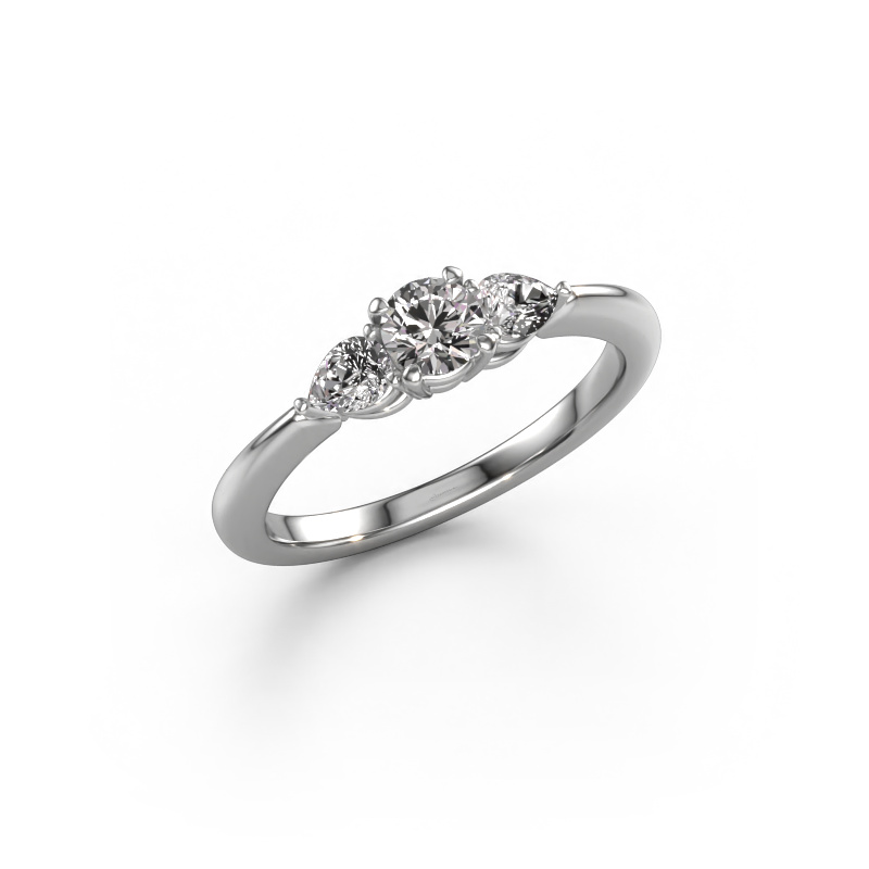 Bild von Verlobungsring Chanou RND 950 Platin Diamant 0.72 crt