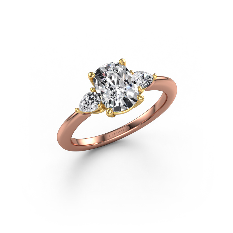 Image of Engagement ring Chanou CSH 585 rose gold Lab-grown diamond 1.92 crt