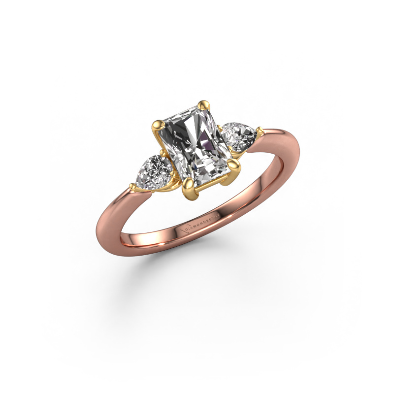 Bild von Verlobungsring Chanou RAD 585 Roségold Diamant 1.42 crt