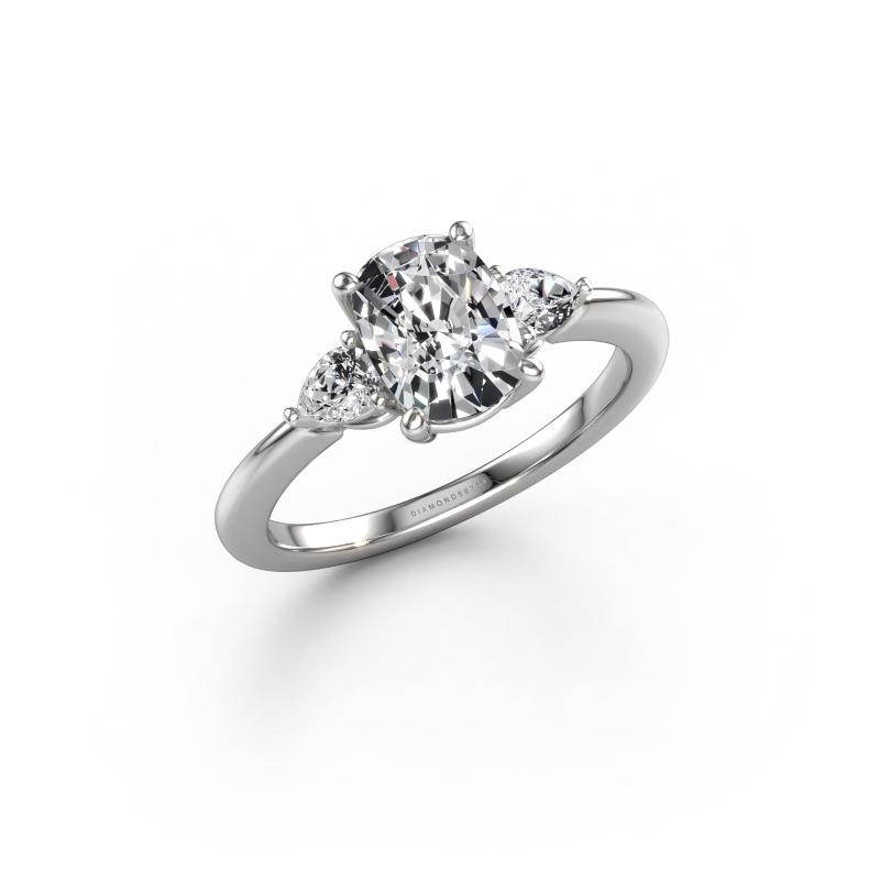 Image of Engagement ring Chanou CSH 950 platinum Lab-grown diamond 1.92 crt