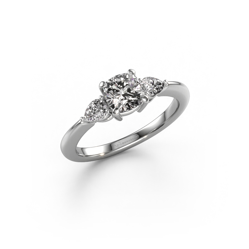 Image of Engagement ring Chanou CUS 585 white gold Diamond 1.42 crt