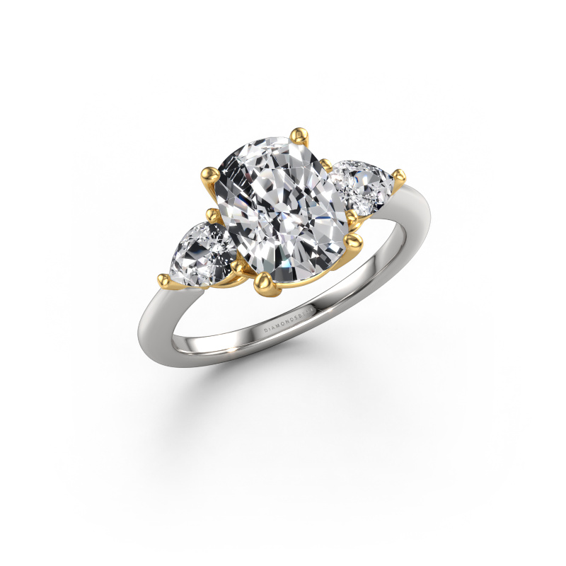 Image of Engagement ring Chanou CSH 585 white gold Lab-grown diamond 3.08 crt