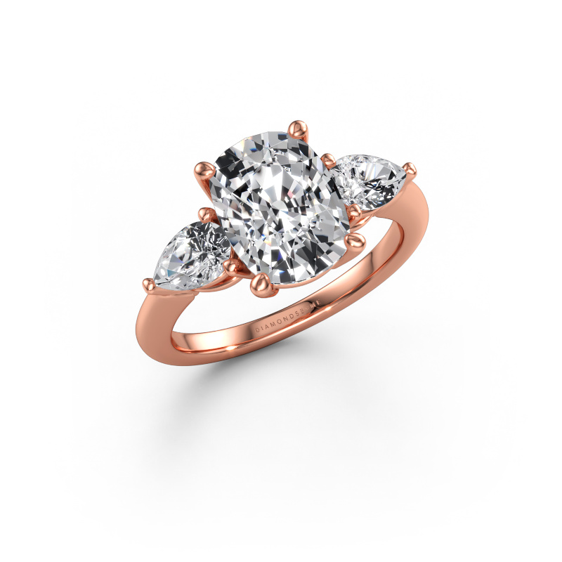 Bild av Förlovningsring Chanou CSH 585 roséguld Labbodlad diamant 3.90 crt