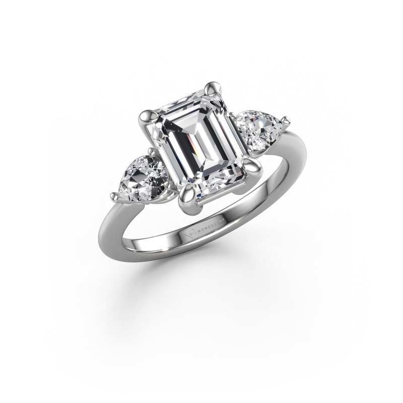 Image de Bague de fiançailles Chanou EME 950 platine Diamant 3.08 crt