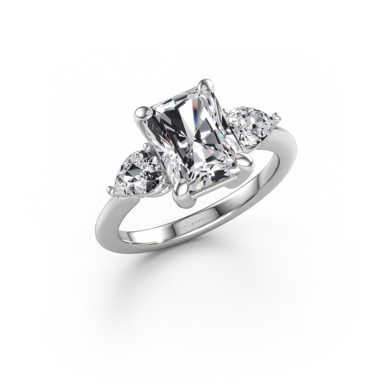 Bild av Förlovningsring Chanou RAD 950 platina Diamant 3.08 crt