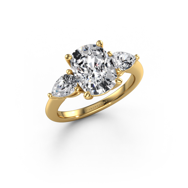 Image of Engagement ring Chanou CSH 585 gold Lab grown diamond 3.90 crt