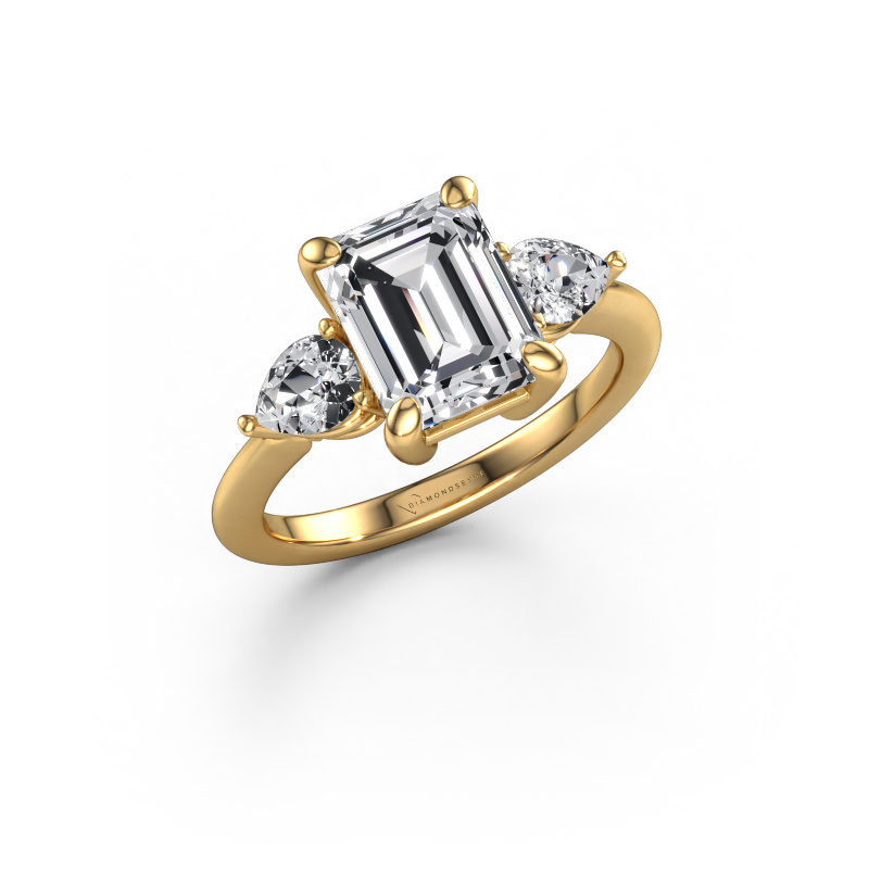Image of Engagement ring Chanou EME 585 gold Diamond 3.08 crt