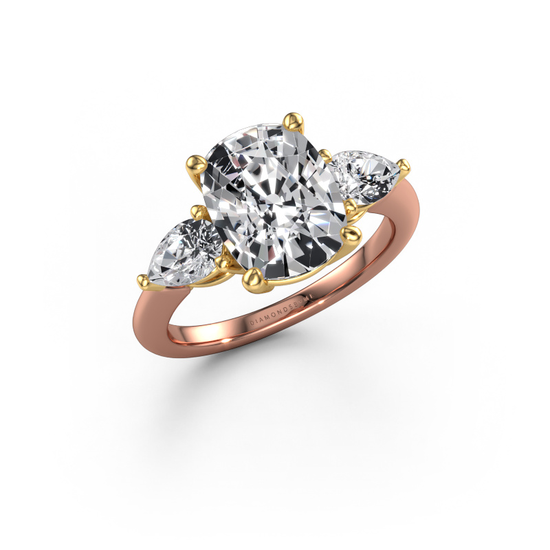 Image of Engagement ring Chanou CSH 585 rose gold Lab-grown diamond 4.40 crt