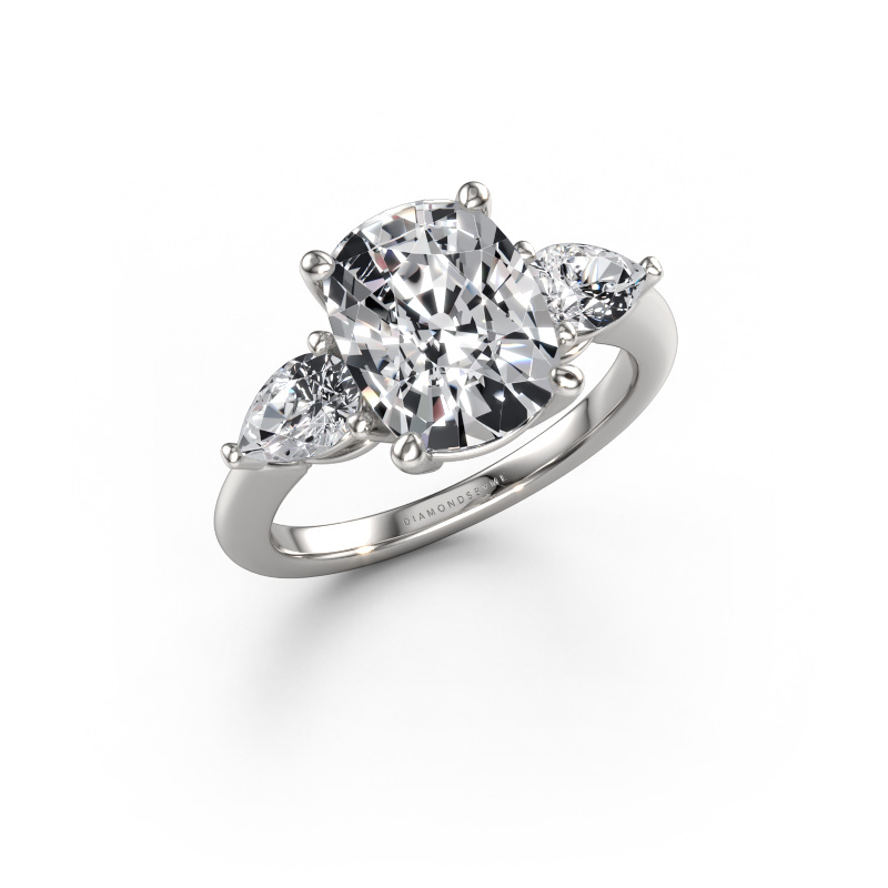 Image of Engagement ring Chanou CSH 950 platinum Lab-grown diamond 4.40 crt