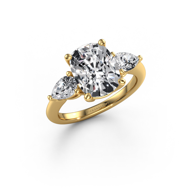 Image of Engagement ring Chanou CSH 585 gold Lab-grown diamond 4.40 crt