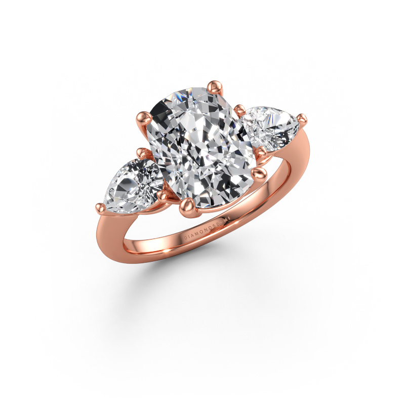 Immagine di Anello di fidanzamento Chanou CSH 585 oro rosa Diamante lab grown 5.00 crt