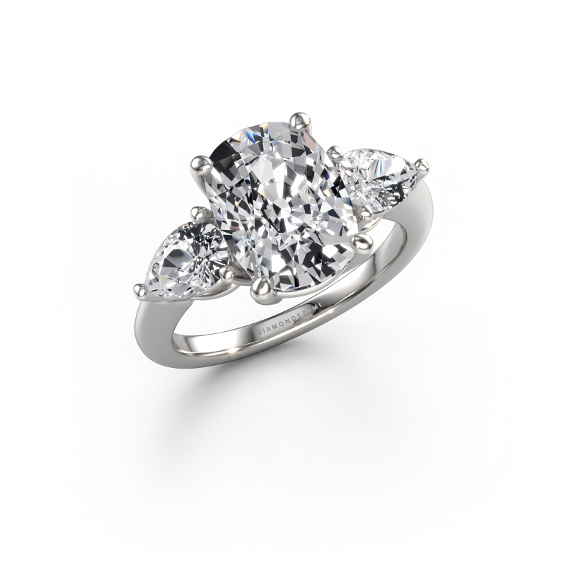 Image of Engagement ring Chanou CSH 950 platinum Lab-grown diamond 5.00 crt