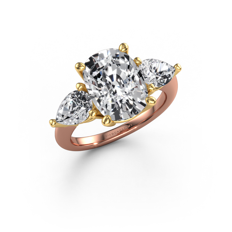 Image of Engagement ring Chanou CSH 585 rose gold Lab-grown diamond 5.80 crt