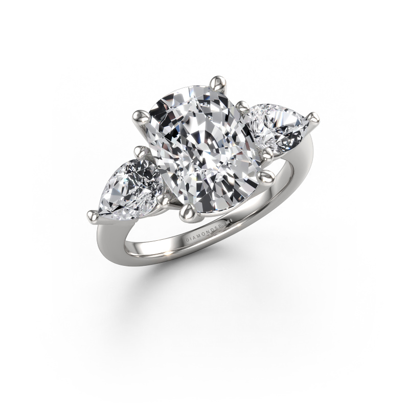 Image of Engagement ring Chanou CSH 950 platinum Lab-grown diamond 5.80 crt