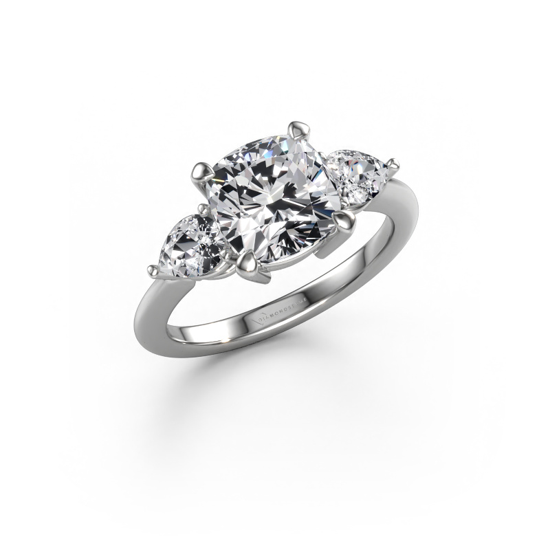 Bild von Verlobungsring Chanou CUS 585 Weißgold Lab-grown Diamant 3.08 crt