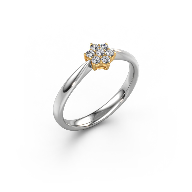 Bild von Verlobungsring Chantal 1 585 Weißgold Diamant 0.140 crt