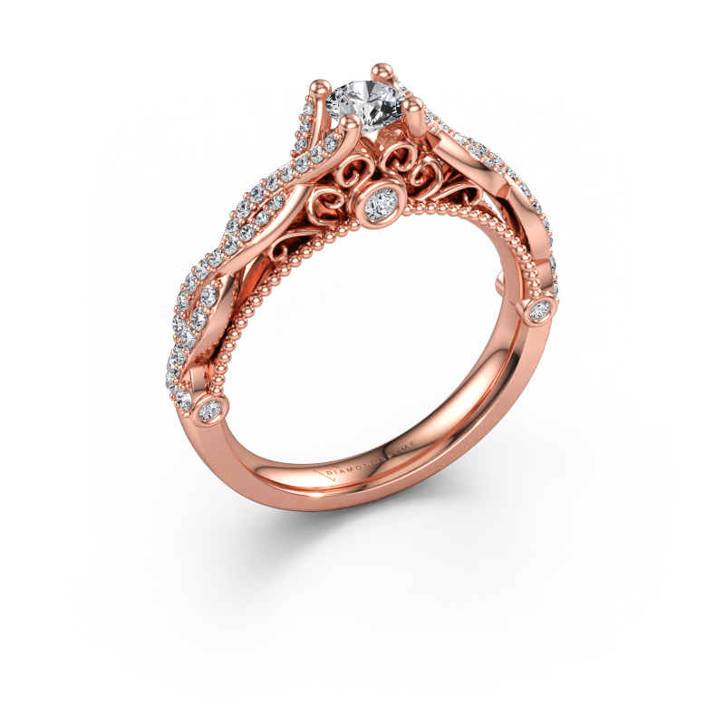 Immagine di Anello di fidanzamento Chantelle 585 oro rosa Diamante lab grown 0.63 crt