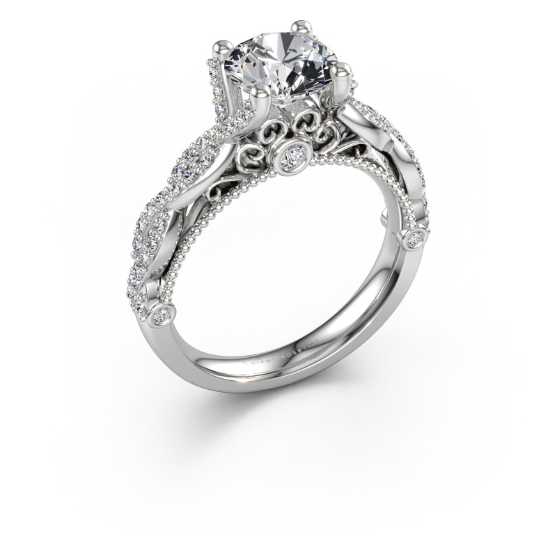 Immagine di Anello di fidanzamento Chantelle 585 oro bianco Diamante lab grown 1.944 crt