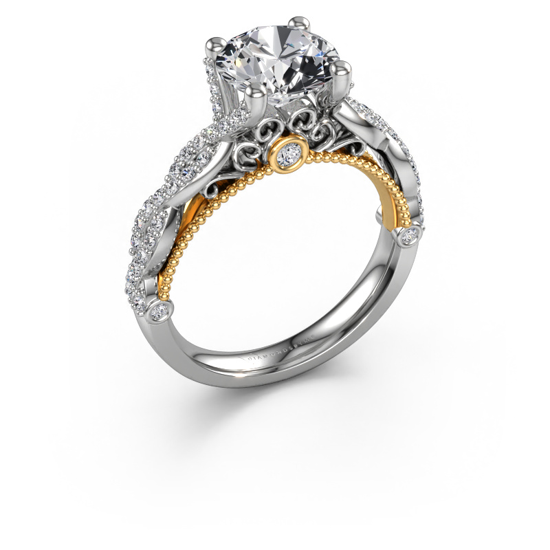 Image of Engagement ring Chantelle 585 white gold Diamond 2.444 crt