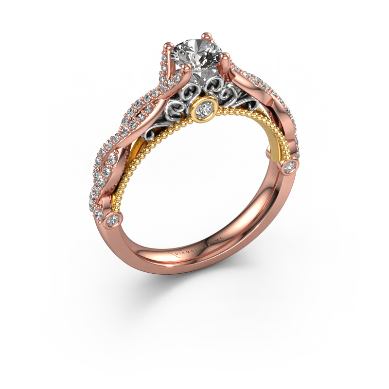 Bild von Verlobungsring Chantelle 585 Roségold Diamant 0.773 crt