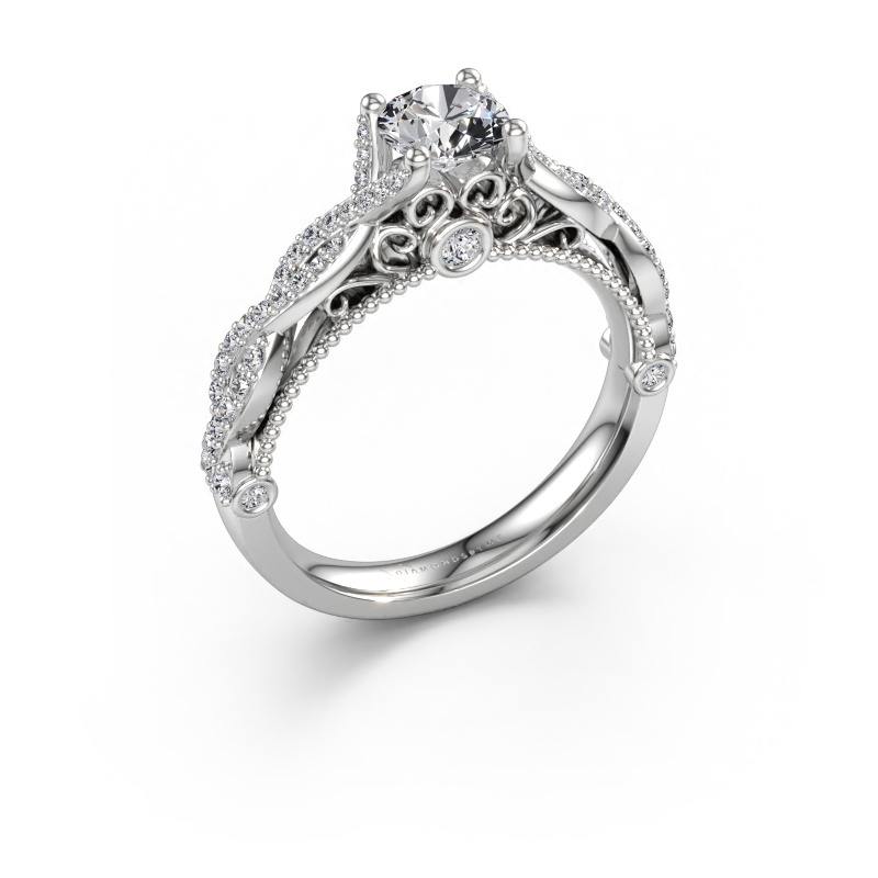 Bild av Förlovningsring Chantelle 585 vitt guld Diamant 1.002 crt