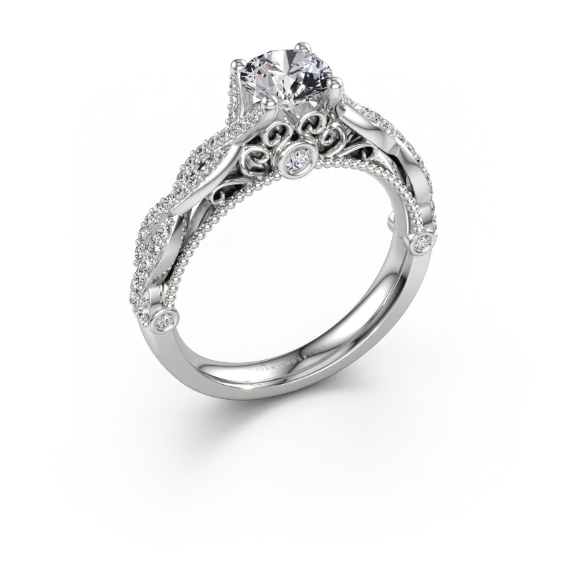 Immagine di Anello di fidanzamento Chantelle 585 oro bianco Diamante lab grown 1.102 crt