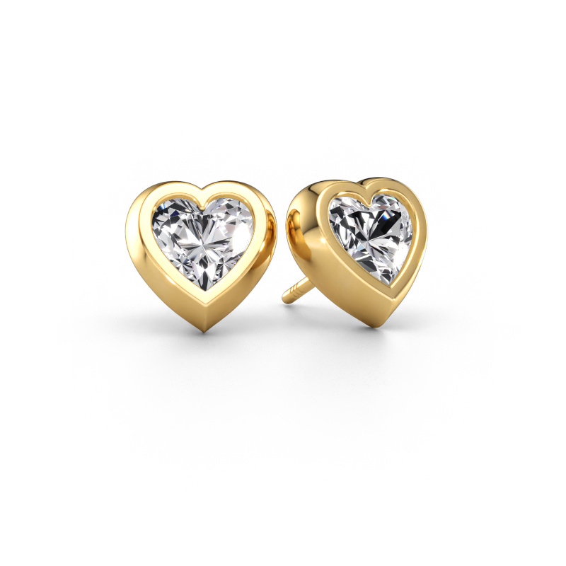 Bild von Ohrsteckers Charlotte 585 Gold Lab-grown Diamant 2.50 crt