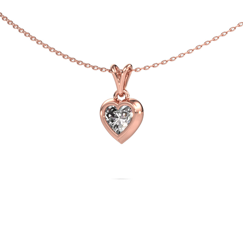 Bild von Anhänger Charlotte Heart 585 Roségold Diamant 0.80 crt