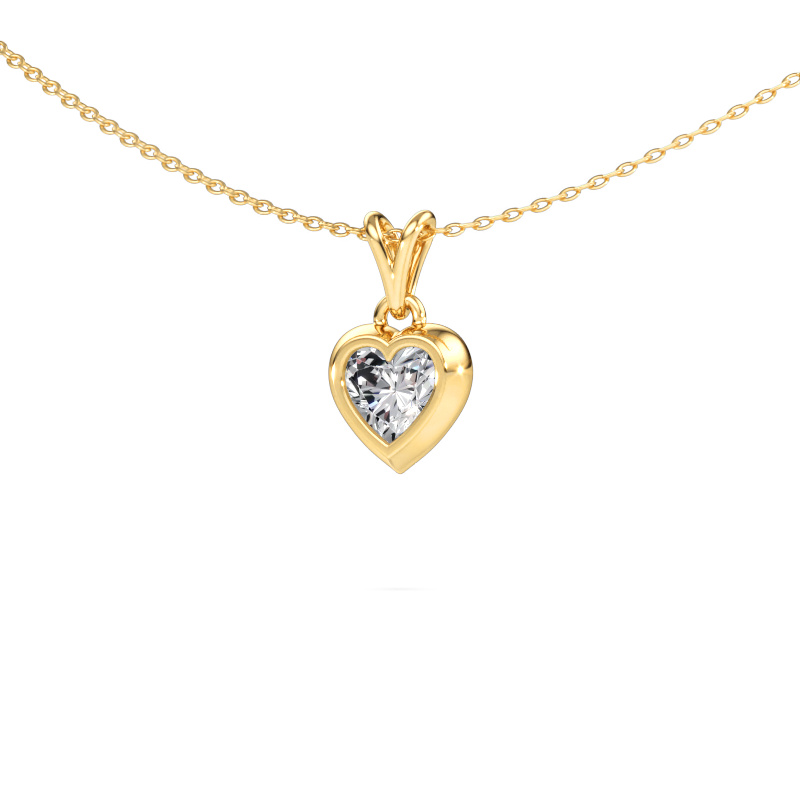Immagine di Ciondolo Charlotte Heart 585 oro Diamante lab grown 0.80 crt