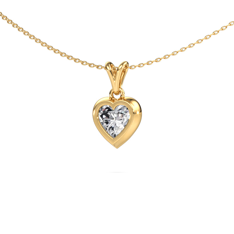 Bild von Anhänger Charlotte Heart 585 Gold Lab-grown Diamant 1.25 crt