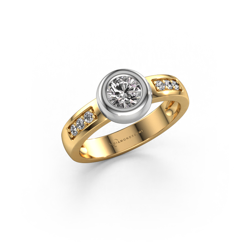 Image of Ring Charlotte Round 585 gold Diamond 0.62 crt