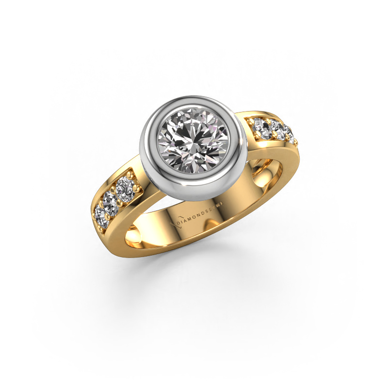 Image of Ring Charlotte Round 585 gold Diamond 1.33 crt
