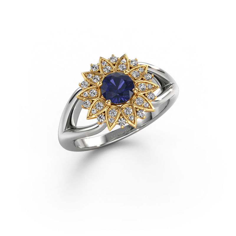 Image of Ring Chasidy 1 585 white gold Sapphire 5 mm