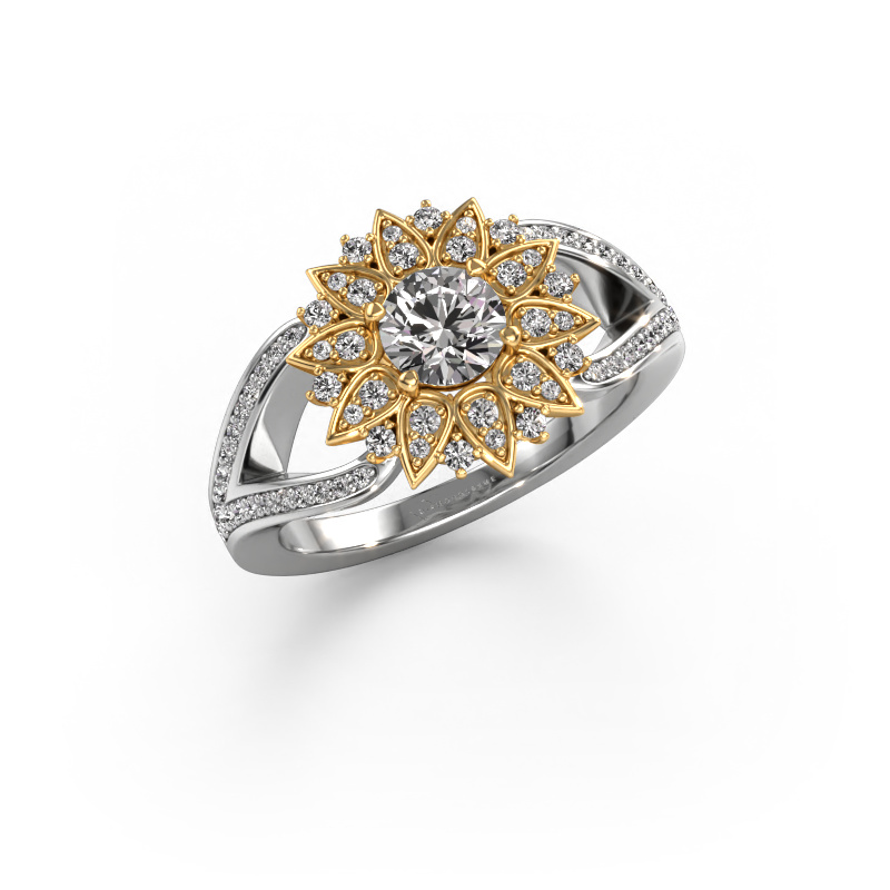 Bild von Ring Chasidy 2 585 Weißgold Lab-grown Diamant 0.825 crt