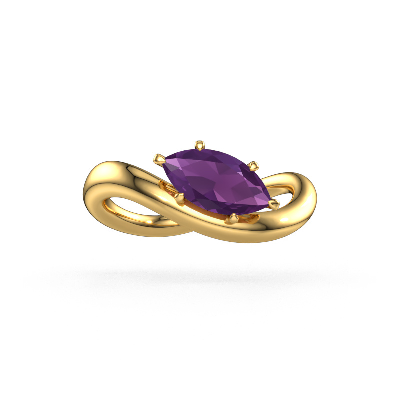 Bild von Verlobungsring Chloe MRQ 585 Gold Amethyst 10x5 mm