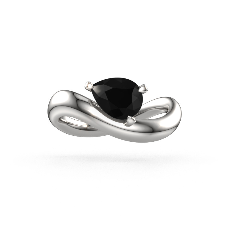 Bild von Verlobungsring Chloe PER 950 Platin Schwarz Diamant 1.25 crt