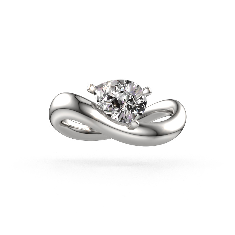 Image of Engagement ring Chloe PER 950 platinum Lab grown diamond 1.00 crt