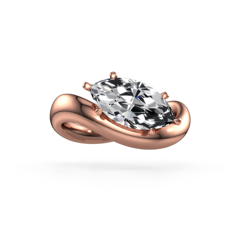 Bild von Verlobungsring Chloe MRQ 585 Roségold Diamant 2.00 crt